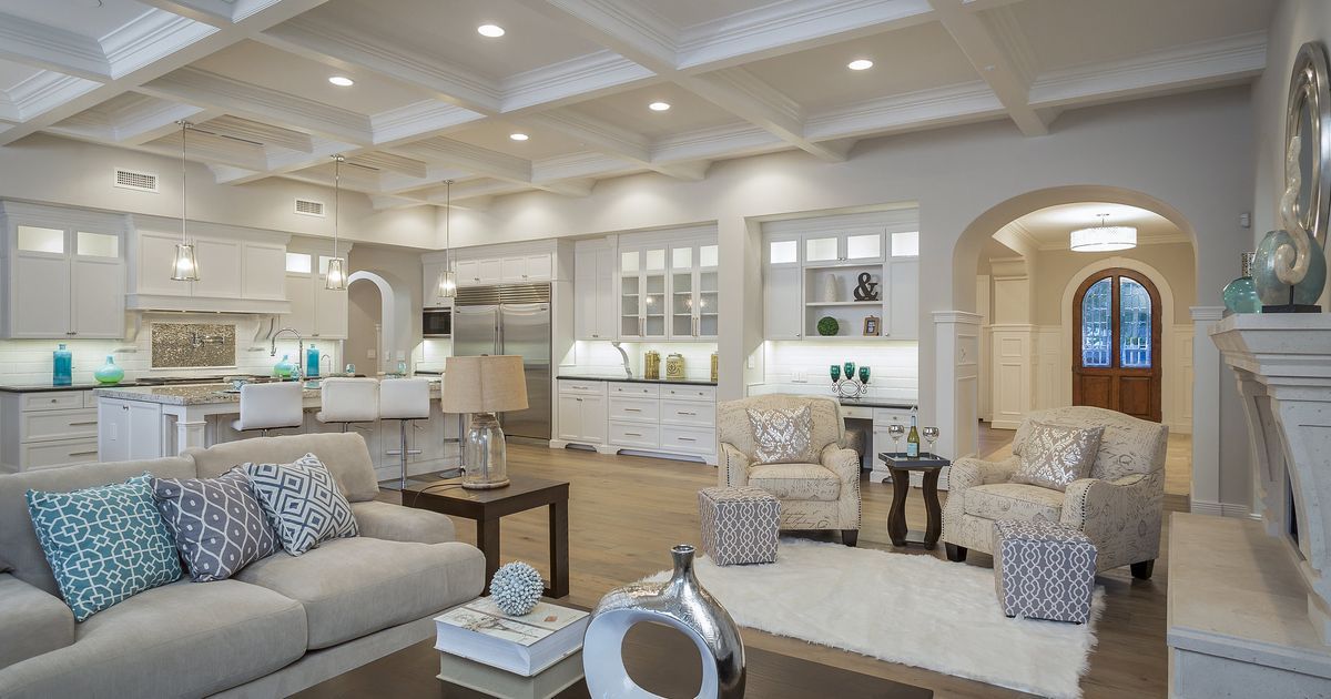 coffered ceiling